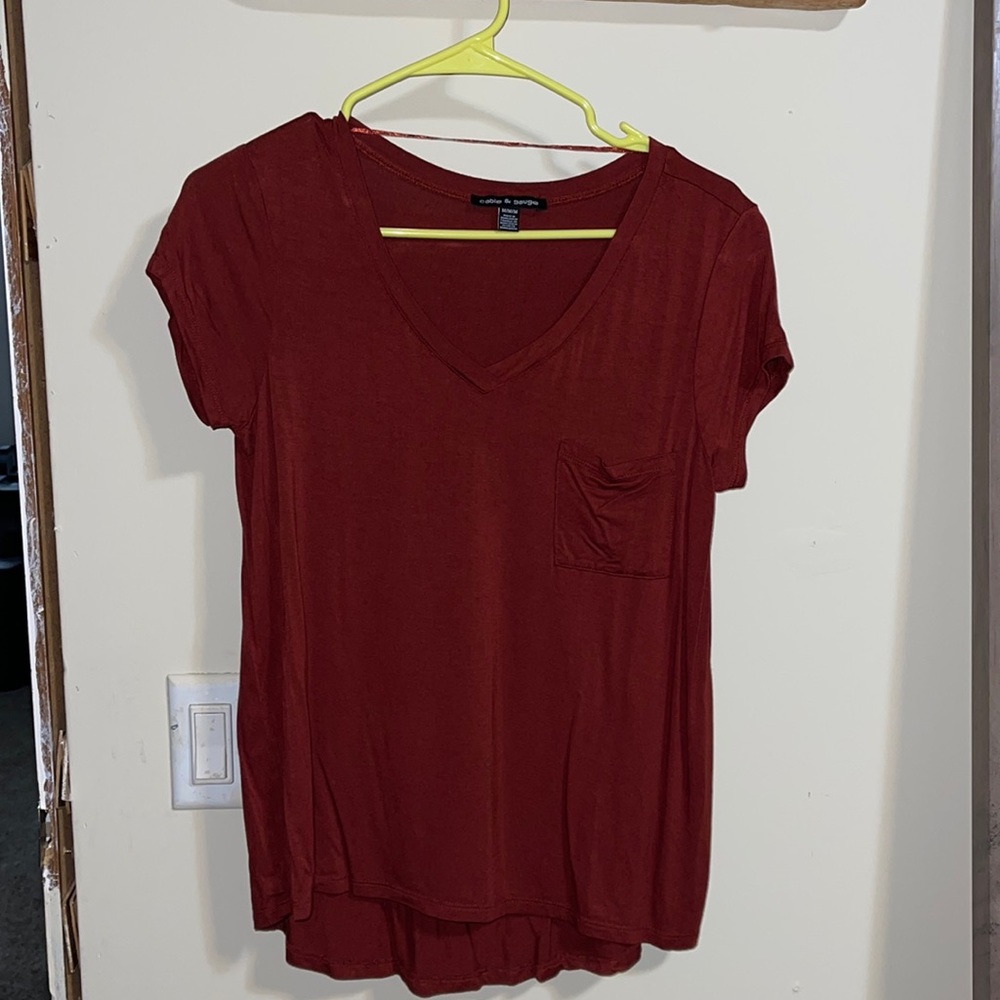 Burnt orange shirt